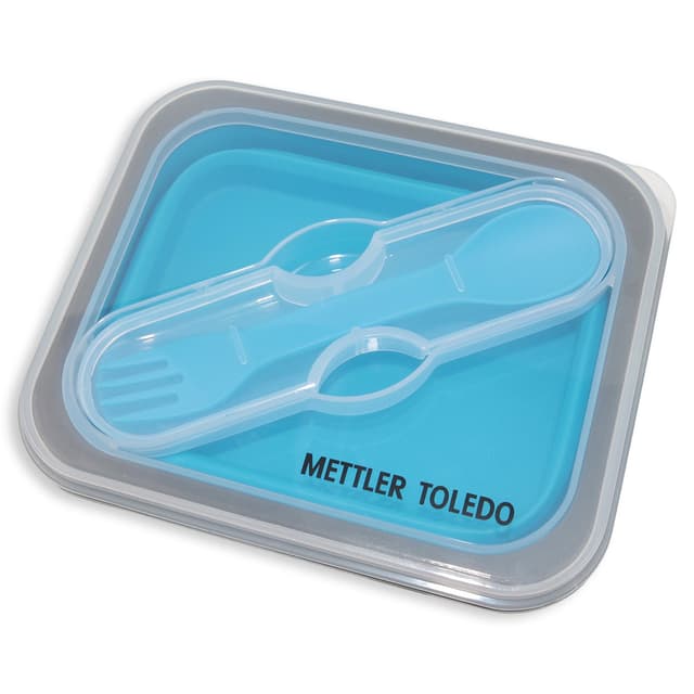 Microwavable Collapsible Lunch Box with Cutlery Set — View 5