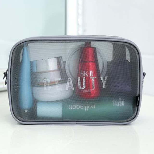 3-in-1 Mesh Travel Pouch Set for Packing Essentials — View 3