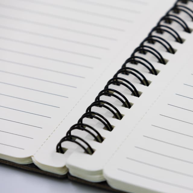 A5 Recycled Paper Spiral Notebook — 140 Pages Eco-Friendly Corporate Gift — View 3