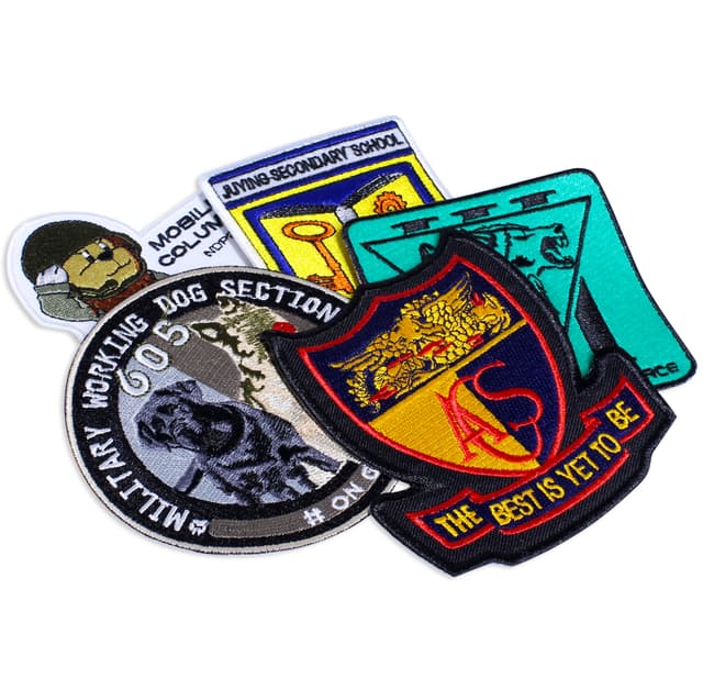 Custom Embroidery Patch for Branded Apparel and Uniform Accessories — View 1