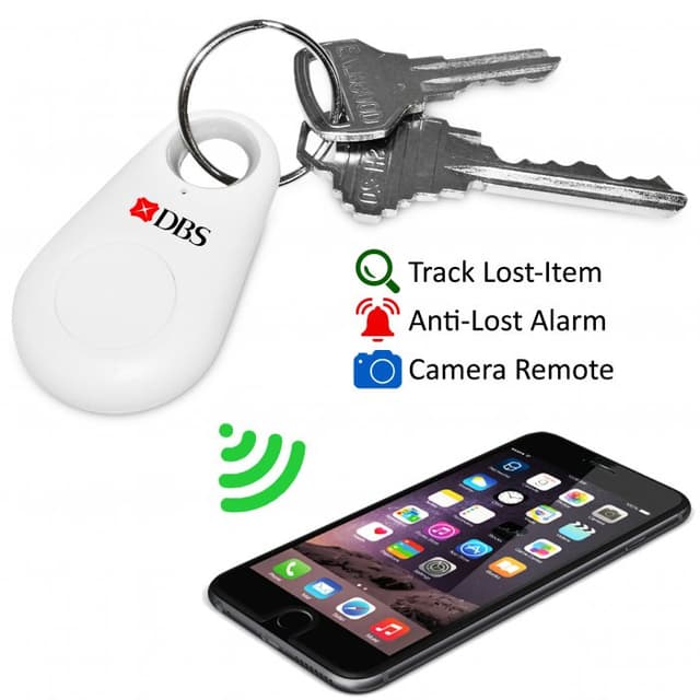 Fob Smart Bluetooth Tracker for Keys and Belongings — View 1