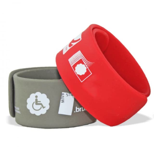 Silicone Slap Band Wristband for Fun Brand Promotion and Events — View 3