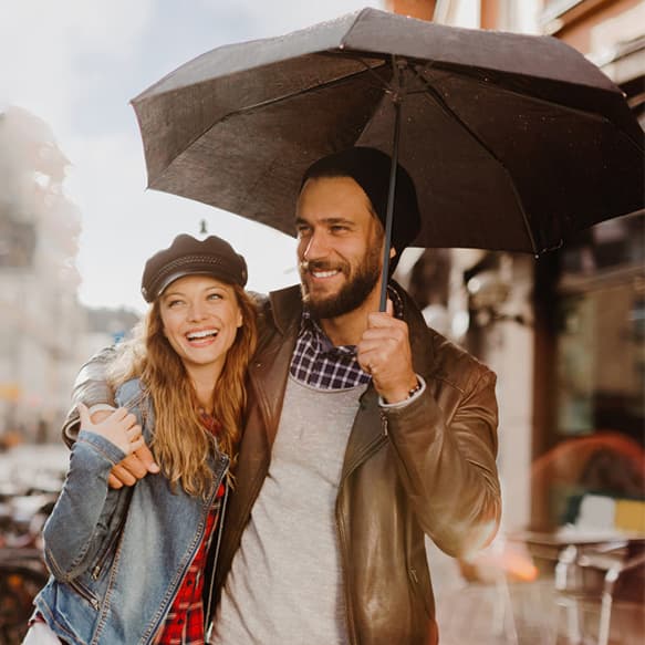 19-Inch Compact Lightweight Foldable Travel Umbrella for Everyday Carry — View 5