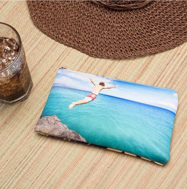 Stretchy Neoprene Zipper Pouch for Makeup and Daily Essentials — View 3