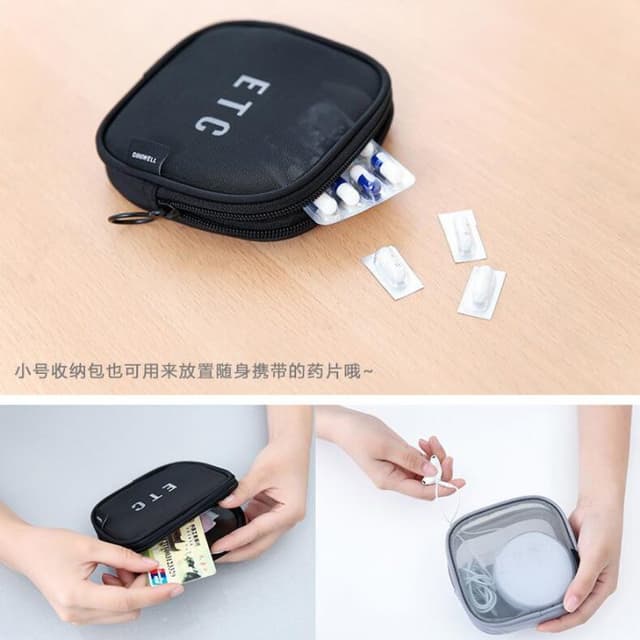 3-in-1 Mesh Travel Pouch Set for Packing Essentials — View 2