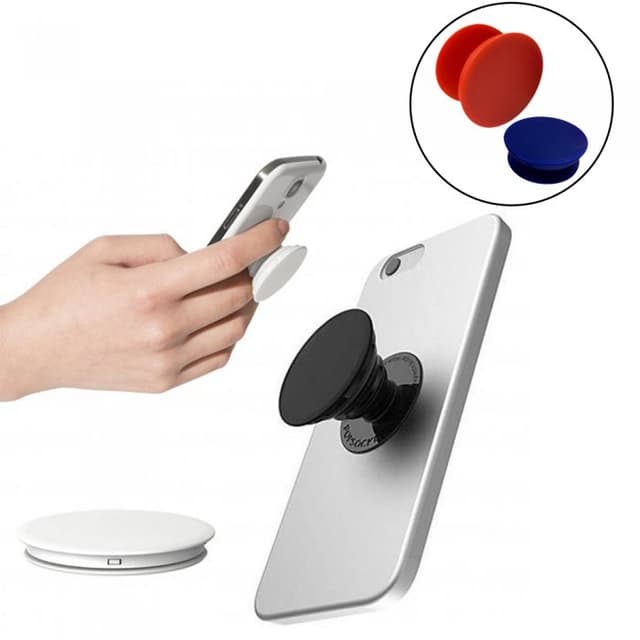 Stretchable Stick-On Phone Card Holder Sleeve for Wallet-Free Carry — View 5
