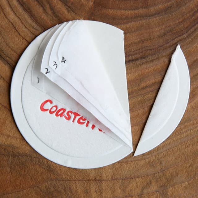 Absorbent Tissue Paper Coaster for Cost-Effective Cafe and Event Branding — View 4
