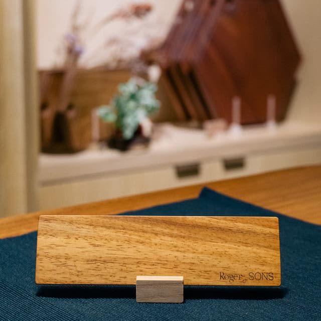 Roger and Sons Reclaimed Local Wood Bookmark for Readers — View 2