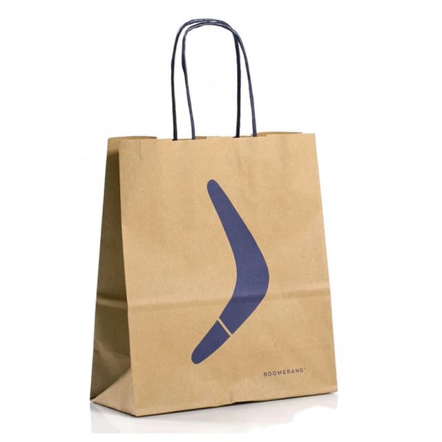 A4 Kraft Paper Bag with Twisted Handle for Eco Branding — View 1
