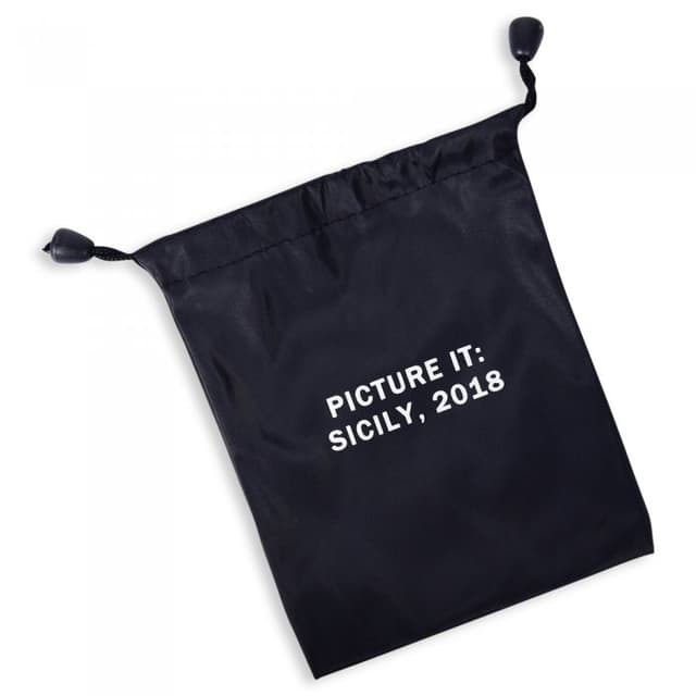 Nylon Drawstring Speaker Pouch for Daily Essentials and Cables — View 2