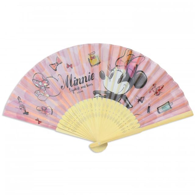 Disc-Shaped Foldable Hand Fan with Handle for Outdoor Events — View 2