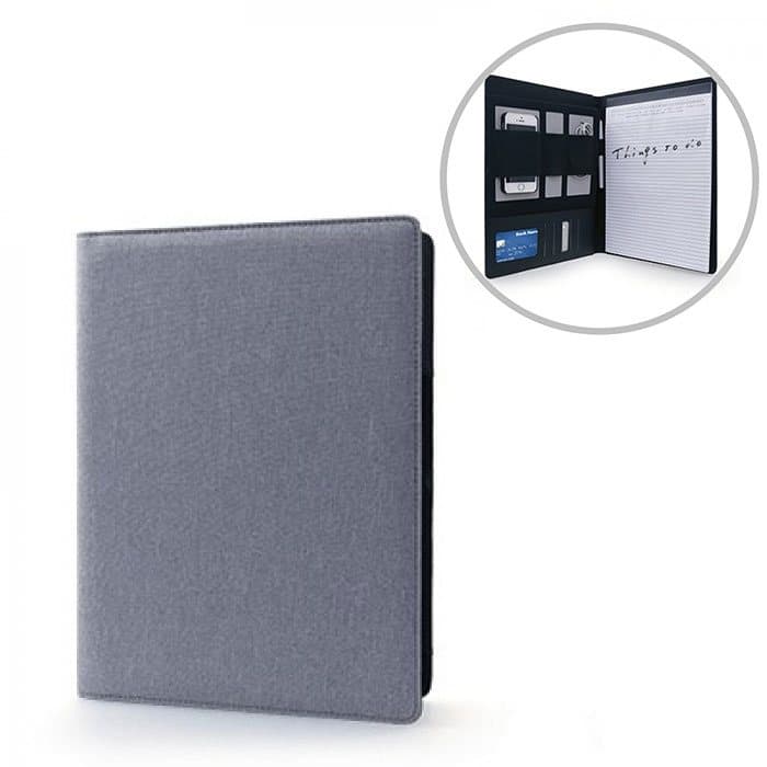 A4 Executive Conference Folder with Notepad and Pen Slots — View 1