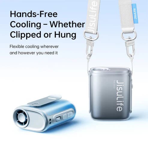 Jisulife Life5 Rechargeable 100-Speed Bladeless Neck Fan — View 2