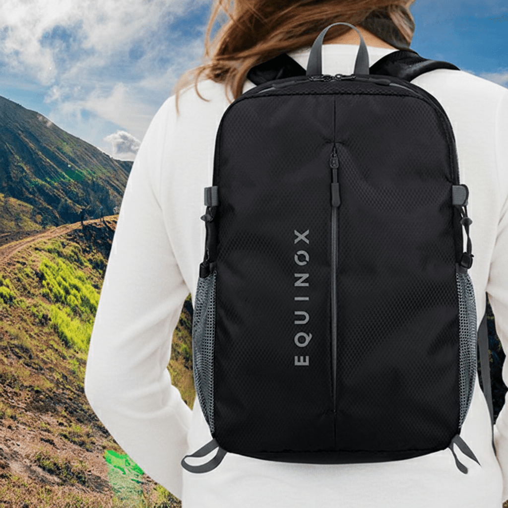 Light Hiking Foldable Backpack with Storage Pouch — View 1
