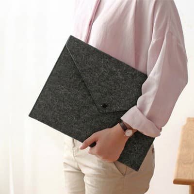 14 inch Felt iPad and Document Carry Folder — View 2