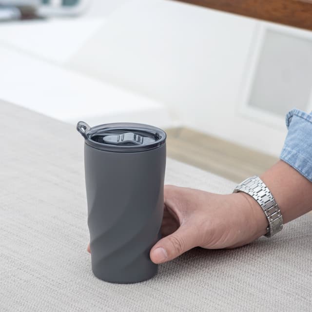 Brand Charger Callix Ceramica Recycled Steel Tumbler 400ml — View 4