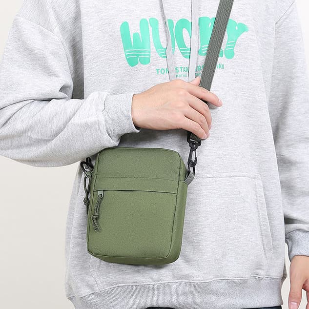 Basic Oxford Crossbody Sling Bag for Everyday Carry — View 4