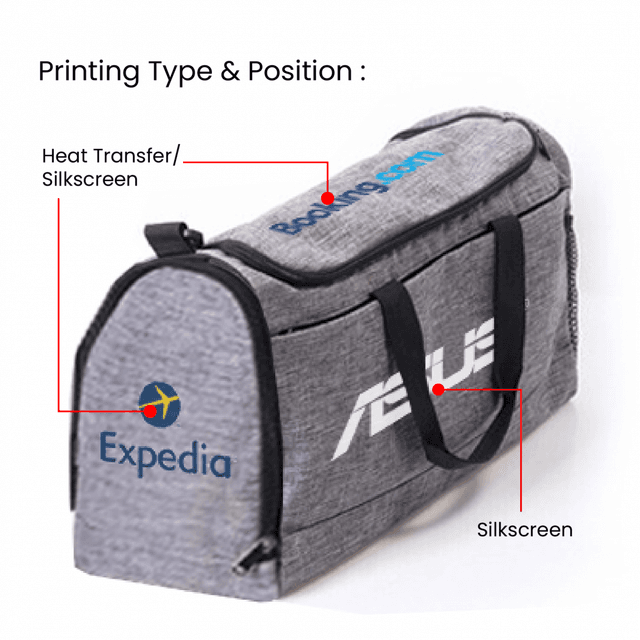 SPORTS Canvas Travel Duffel Bag with Three Carry Modes — View 5