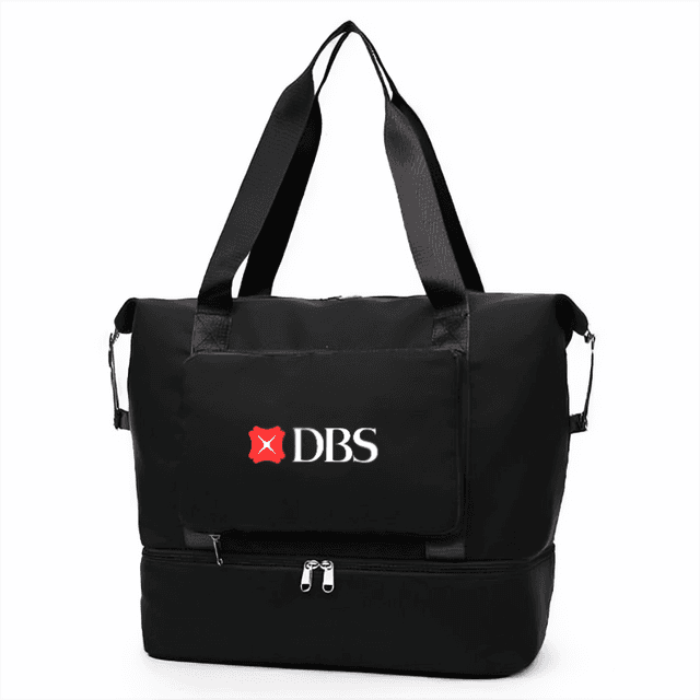 Foldable Travel Duffel Bag with Shoe Compartment — View 2
