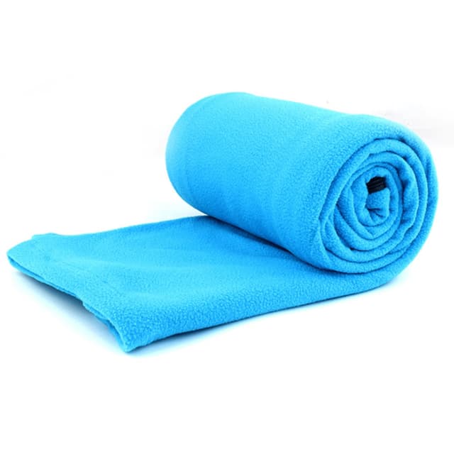 Premium Plush Travel Blanket in Portable Carry Pouch for Flights — View 3
