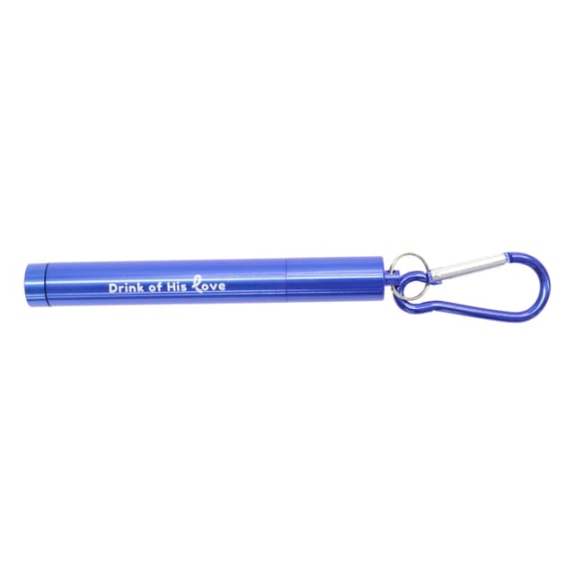 Telescopic Stainless Steel Reusable Straw Kit with Cleaning Brush — View 5