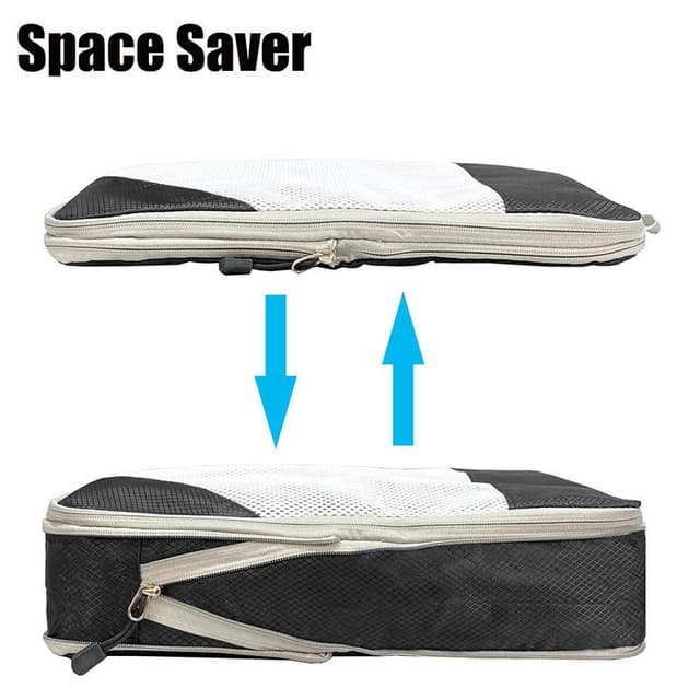 4-Piece Compression Travel Packing Cube Set — Water-Repellent Nylon — View 5