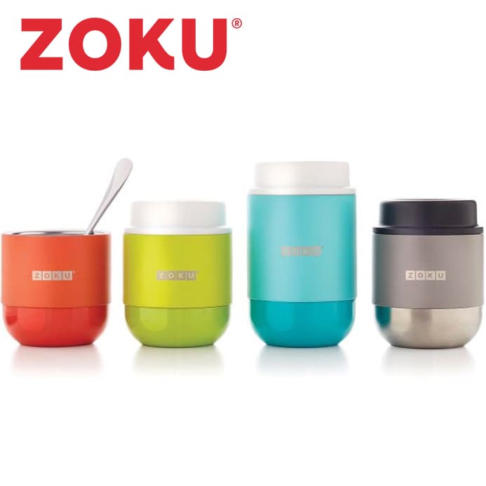 Zoku Stackable Insulated Food Jar Set 300ml 470ml — View 1