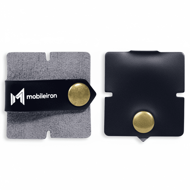 PU Leather Cable and Earphone Organiser Clip for Tangle-Free Cords — View 3