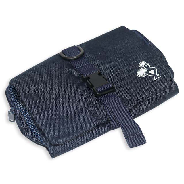 Slim Hanging Toiletry Bag with Detachable Pouch — View 5