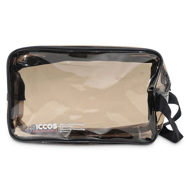 Clear Waterproof PVC Toiletry Pouch for TSA-Friendly Travel Packing — View 5