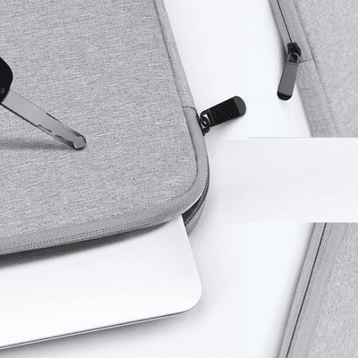 15 inch GO Polyester Laptop Sleeve with Padded Body — View 3