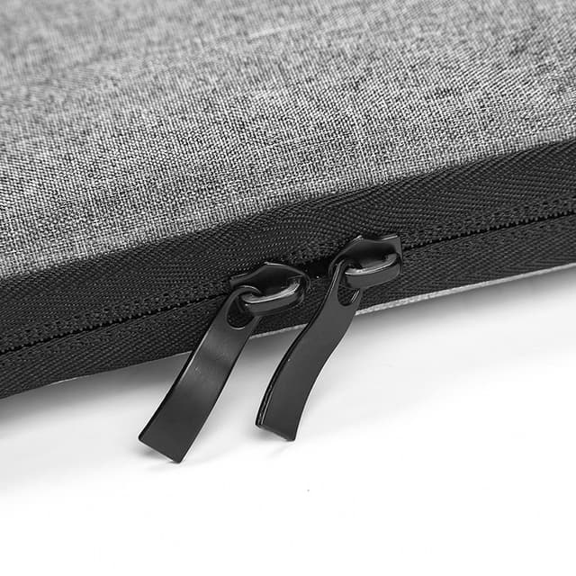 Padded 13-Inch Laptop Sleeve with Water-Resistant Wool-Lined Shell — View 5