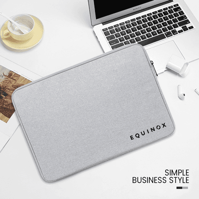15 inch GO Polyester Laptop Sleeve with Padded Body — View 4