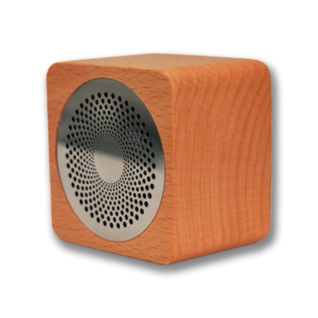 Wood Finish Bluetooth Speaker with Premium Sound Quality — View 3