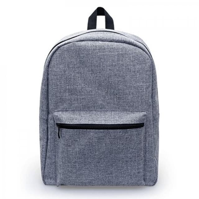 Classic Canvas Backpack with Front Pocket and Padded Straps — View 1