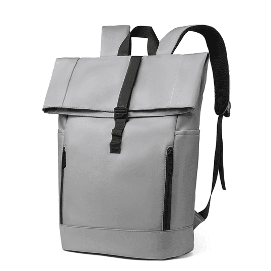 Minimalist Rolltop Backpack with Waterproof Protection and Laptop Sleeve — View 1