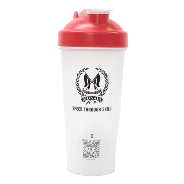 BPA-Free 600ml Protein Shaker Bottle with Steel Mixing Ball — View 5