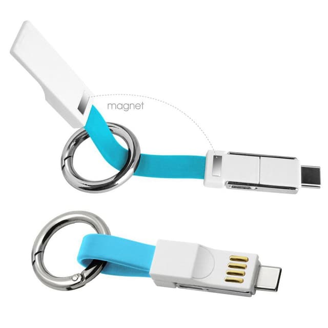 3-in-1 Magnetic Keyring Charging Cable — Ultra Portable Design — View 2