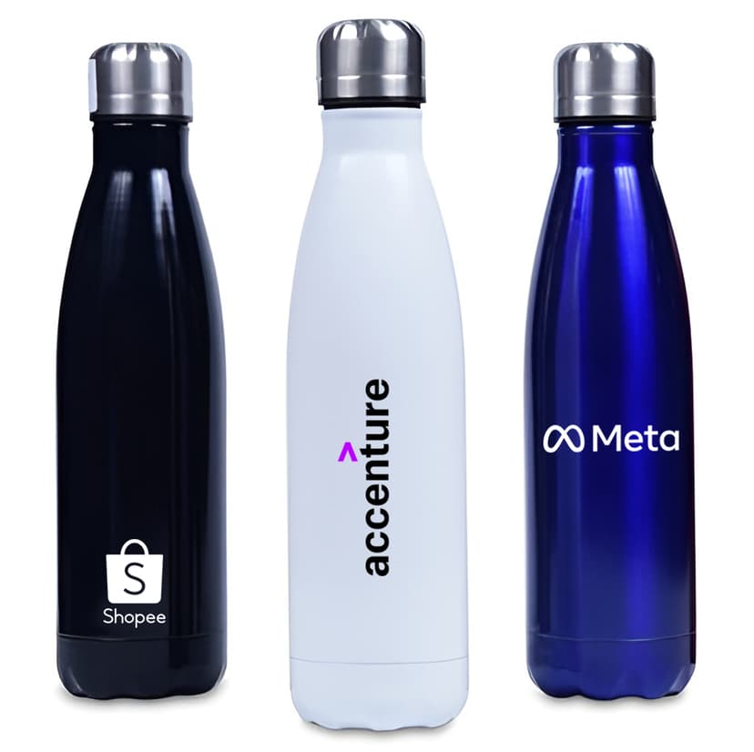 500ml Insulated Stainless Steel Water Bottle — Hot and Cold — View 1