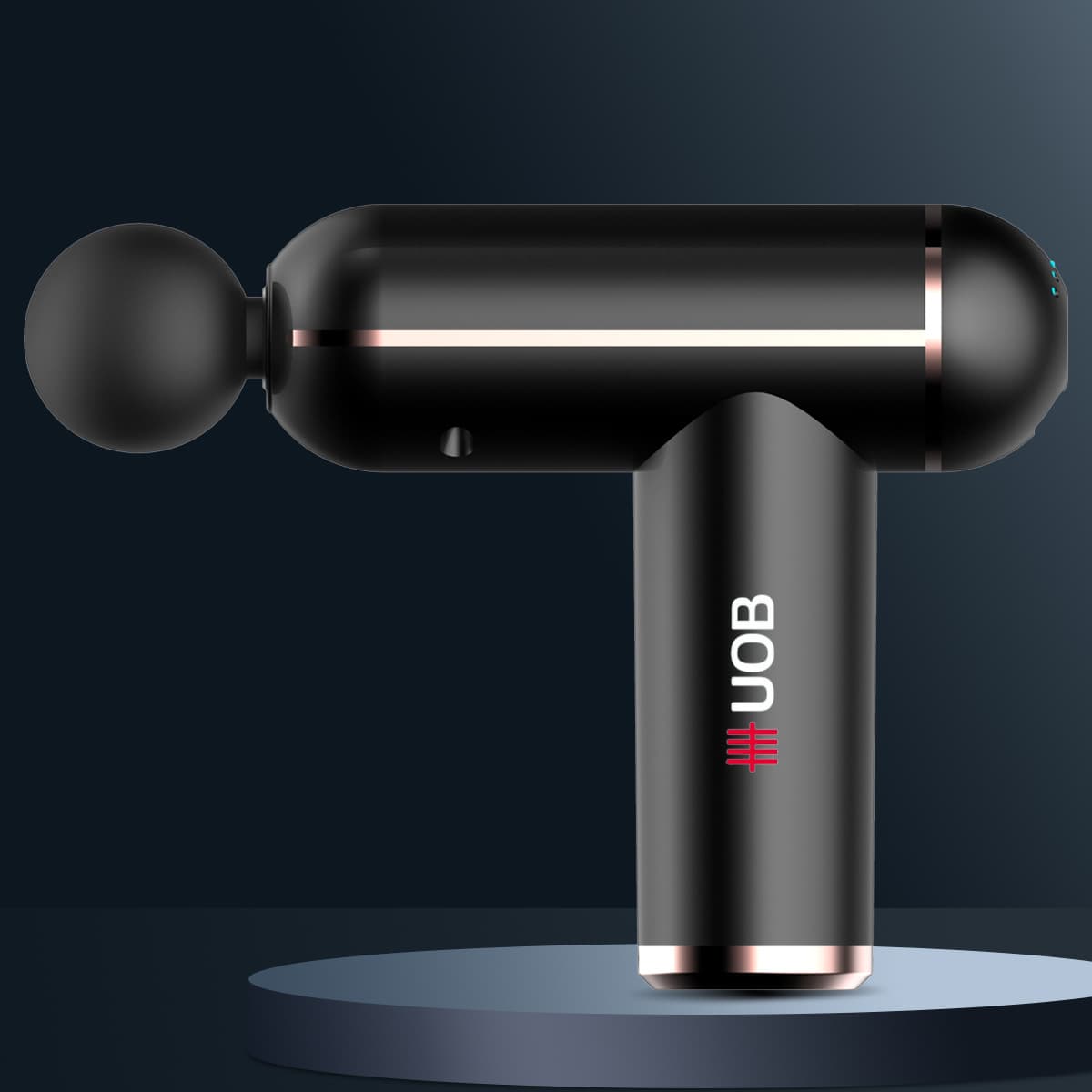 Portable Deep-Tissue Massage Gun with Multiple Intensity Levels — View 1