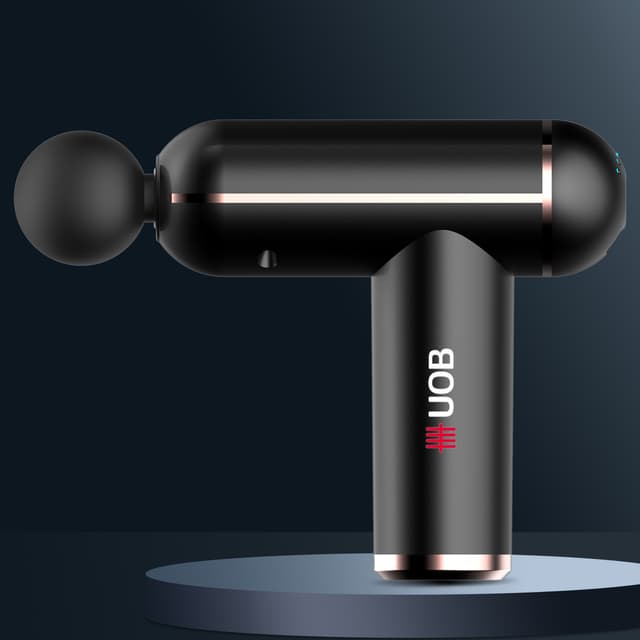 Portable Deep-Tissue Massage Gun with Multiple Intensity Levels — View 1