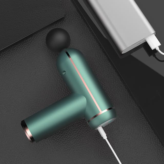Portable Deep-Tissue Massage Gun with Multiple Intensity Levels — View 3