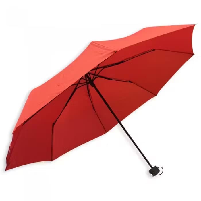 Compact 21-Inch Foldable Umbrella with Custom Logo Printing — View 1