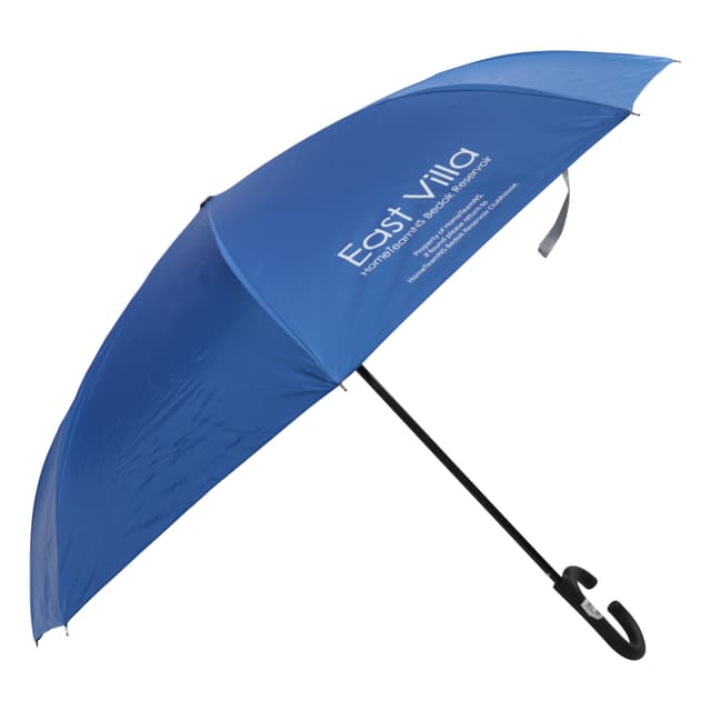 Auto-Open Inverted Umbrella — Double-Layer Fiberglass Frame, 48-Inch Arc — View 4